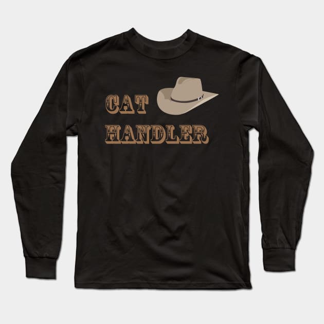 cat handler Long Sleeve T-Shirt by bug bones